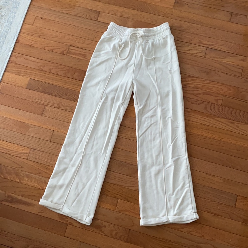 cream free people sweatpants